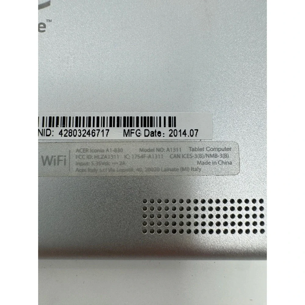 Acer iconia a1